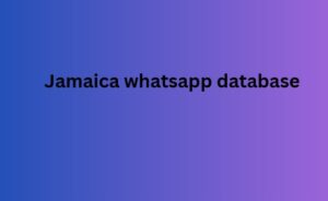Jamaica whatsapp database